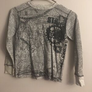 Graphic long sleeve tee